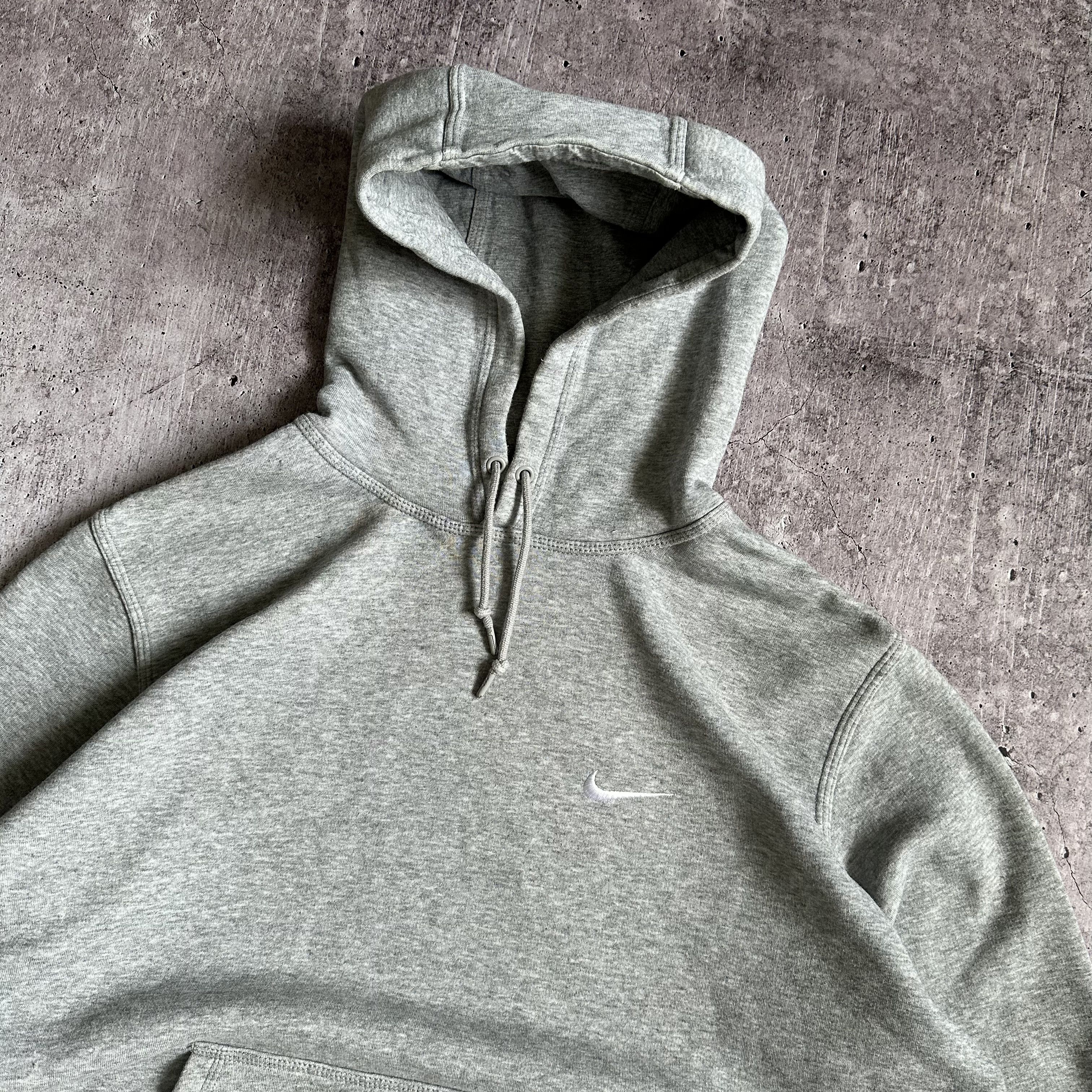 Nike × Vintage Nike y2k Vintage Baggy Boxy Oversize Swoosh Logo Hoodie Size US XL / EU 56 / 4 - 3 Thumbnail