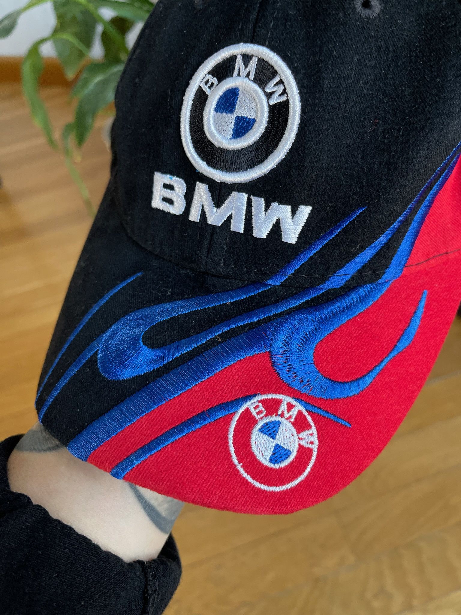 BMW Vintage BMW Racing Cap flame tribal techno berlin Size ONE SIZE - 3 Thumbnail