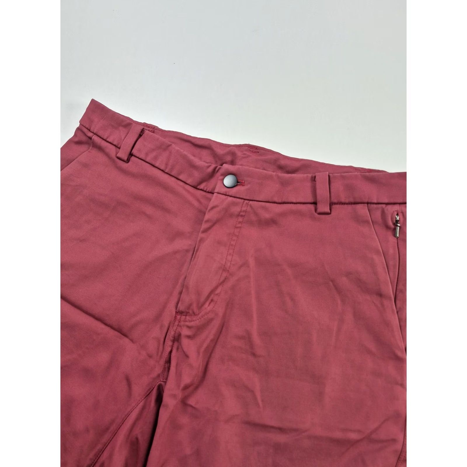 Lululemon Lululemon Commission Shorts Mens 34 Red Chino 9" Inseam Golf Stretch Casual Size US 34 / EU 50 - 2 Thumbnail