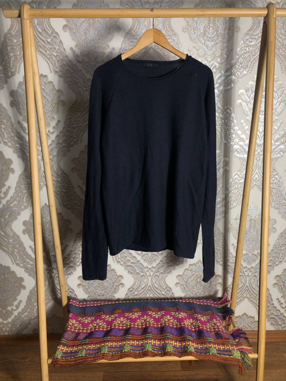 Cos × Vintage VERY RARE COS LONG SLLEVE SWEATER KNIT ITALIAN DESIGNER Y2K Size US L / EU 52-54 / 3 - 1 Thumbnail