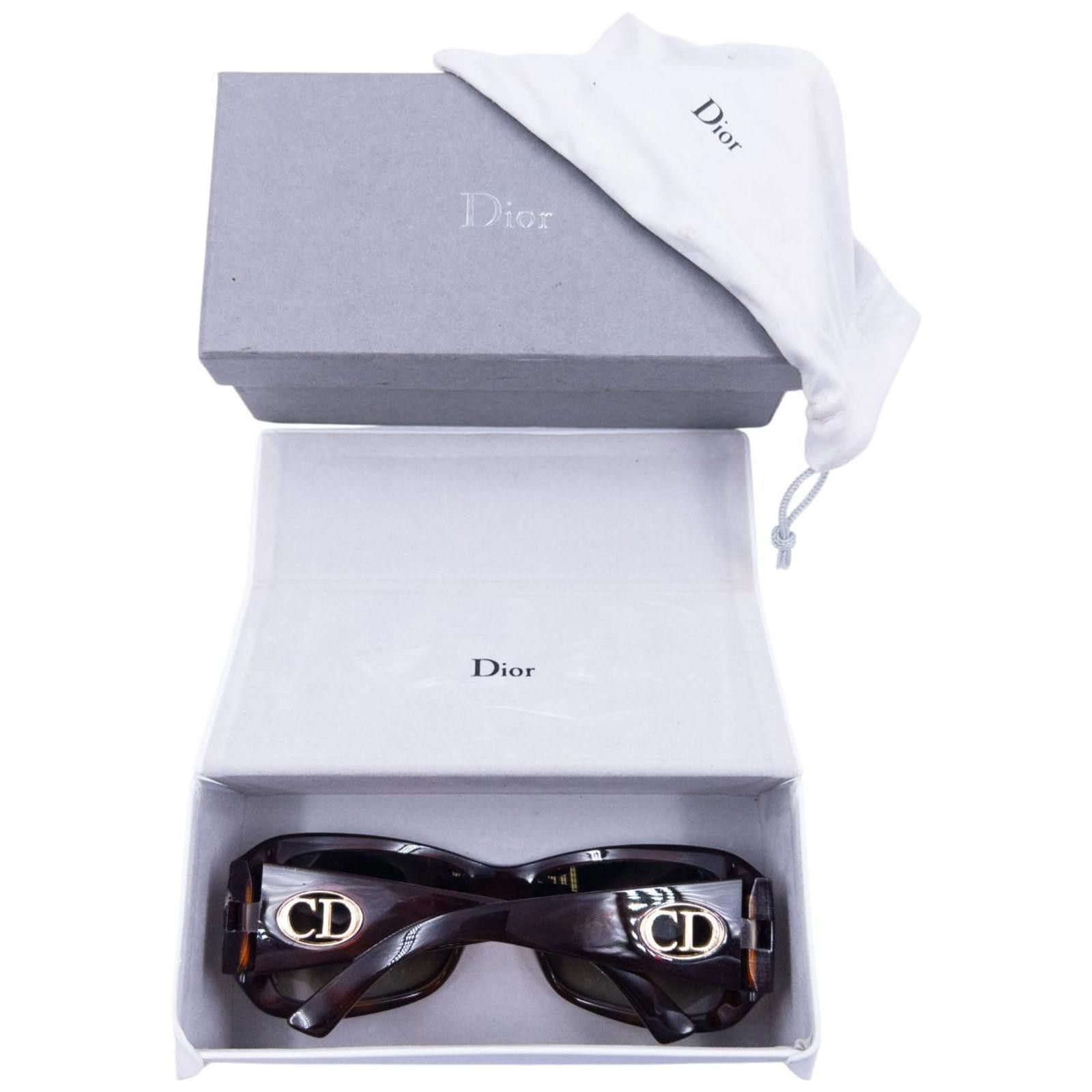 Dior Vintage Dior Tortoise Shell Sunglasses Size ONE SIZE - 8 Thumbnail