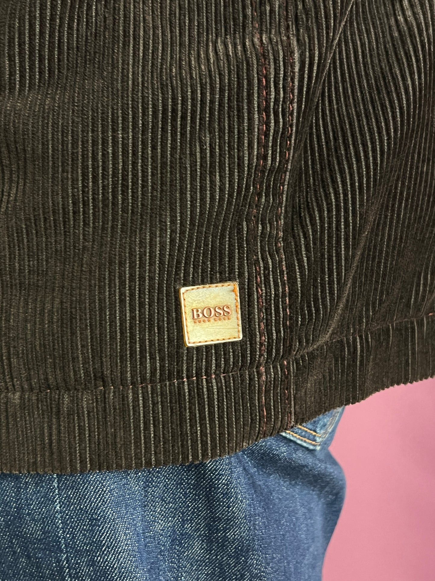 Hugo Boss Hugo Boss Men's Corduroy Peaсoat - L Size US L / EU 52-54 / 3 - 5 Thumbnail