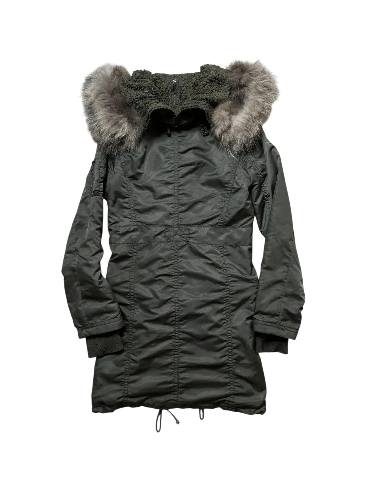 GOA 2000s GOA - Racoon Fur Parka Jacket apocalypse style Size US XS / EU 42 / 0 - 4 Thumbnail