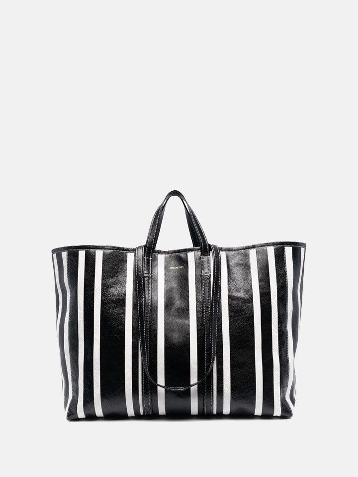 Balenciaga Balenciaga Barbes Tote Bag Bicolor Black White Leather Size ONE SIZE - 1 Thumbnail