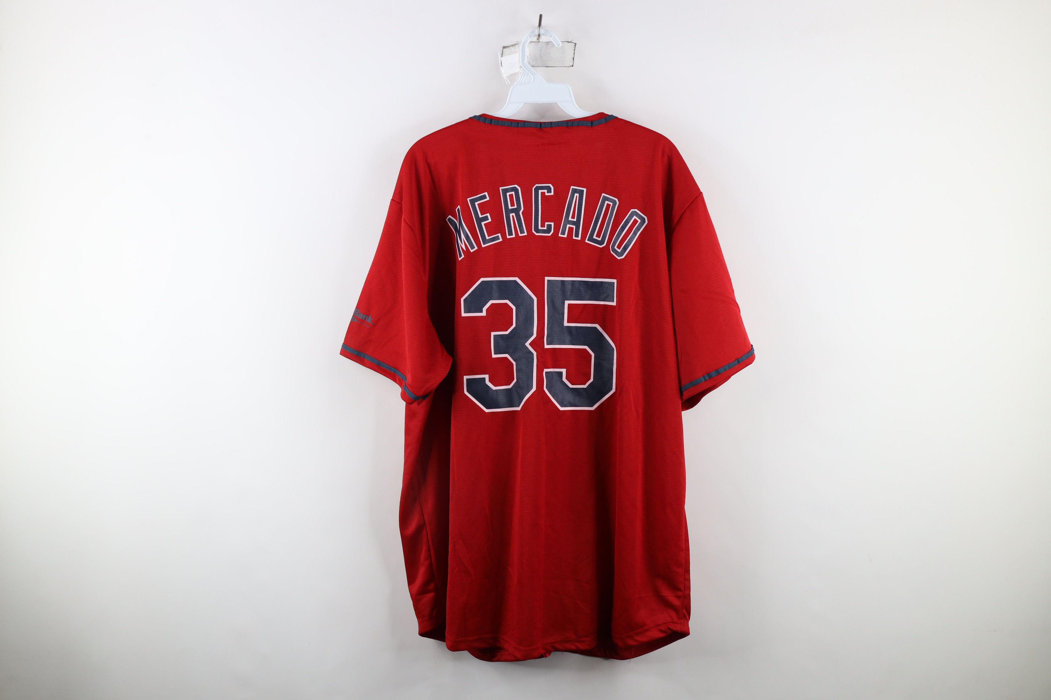 Vintage Streetwear Mercado Cleveland Indians Baseball Jersey Red Size US XL / EU 56 / 4 - 9 Thumbnail