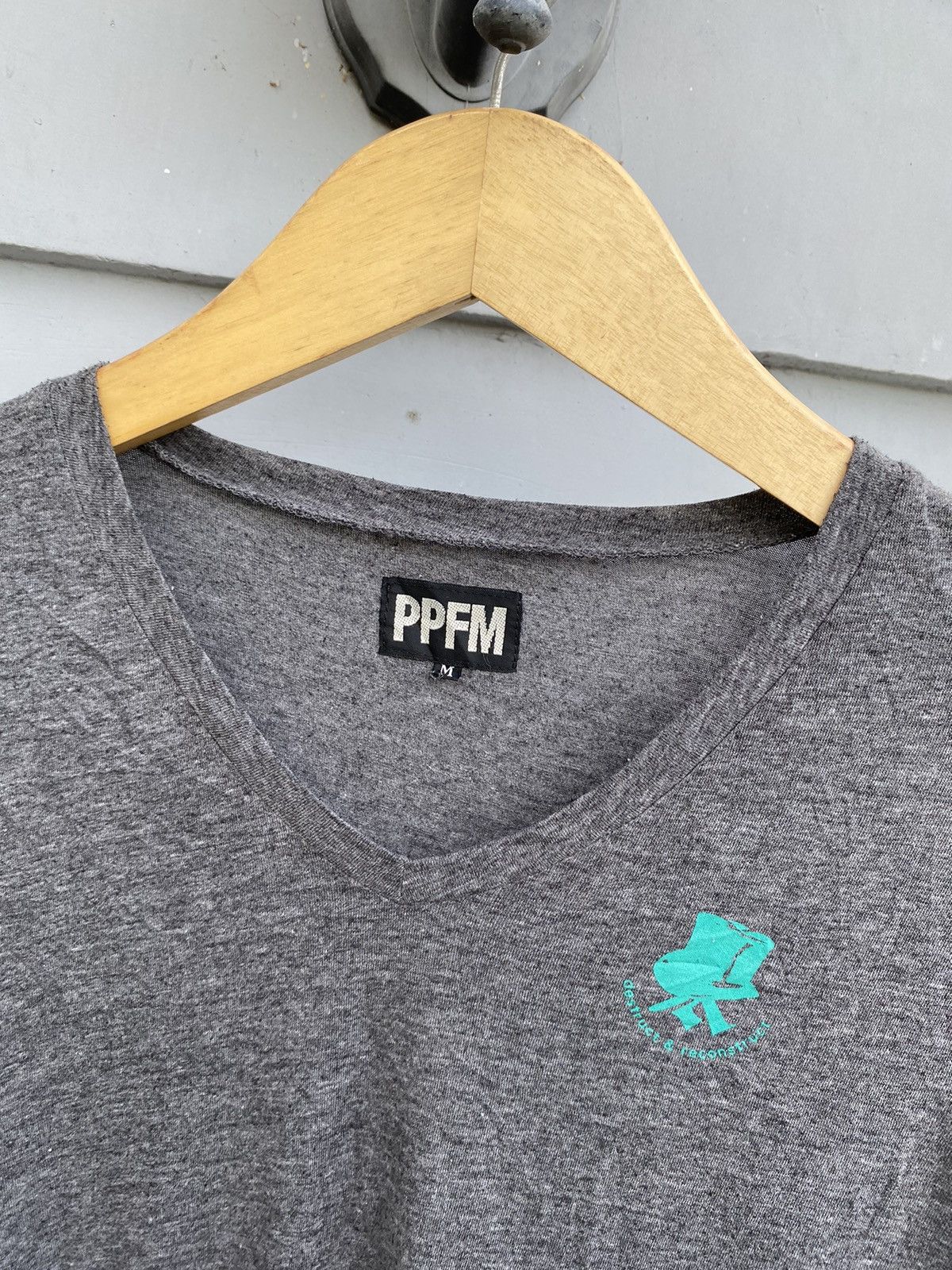 PPFM PPFM Destruct and Reconstruct Vneck Tshirt Japanese Archive Size US M / EU 48-50 / 2 - 2 Thumbnail