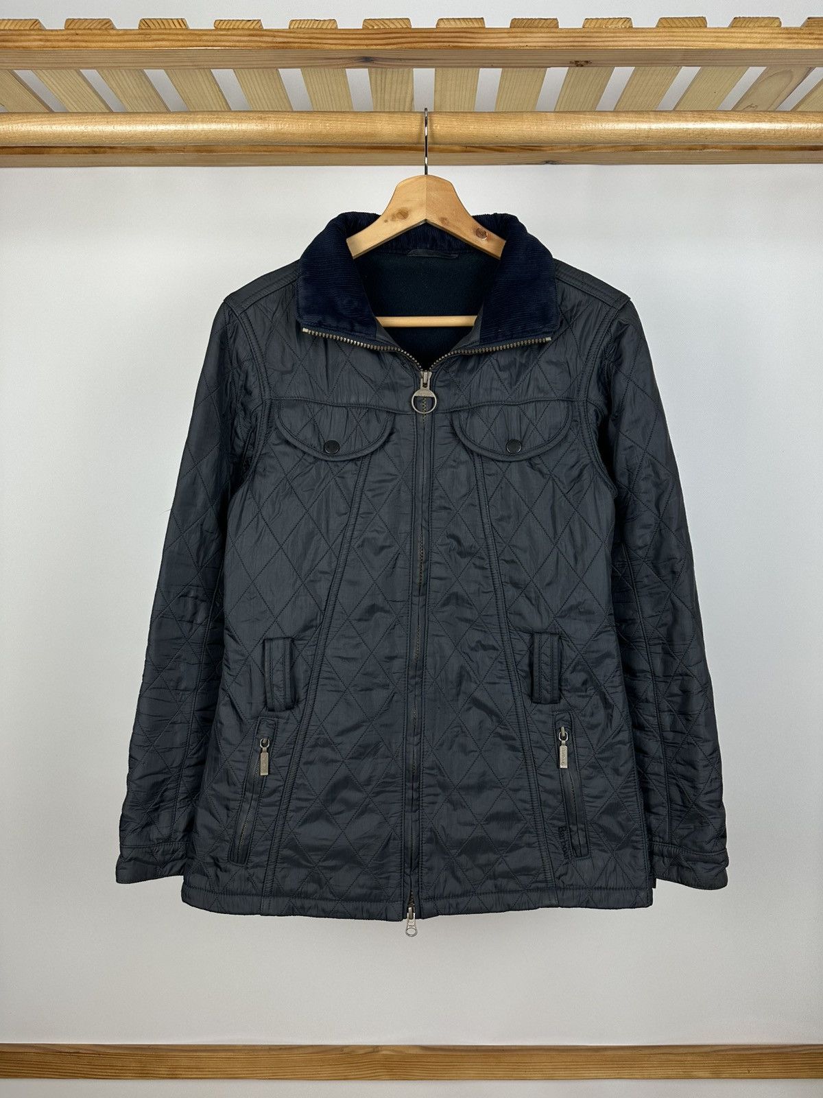 Barbour × Vintage Vintage Barbour Utility Polarquilted Women’s Quilted Jacket Size S / US 4 / IT 40 - 1 Thumbnail