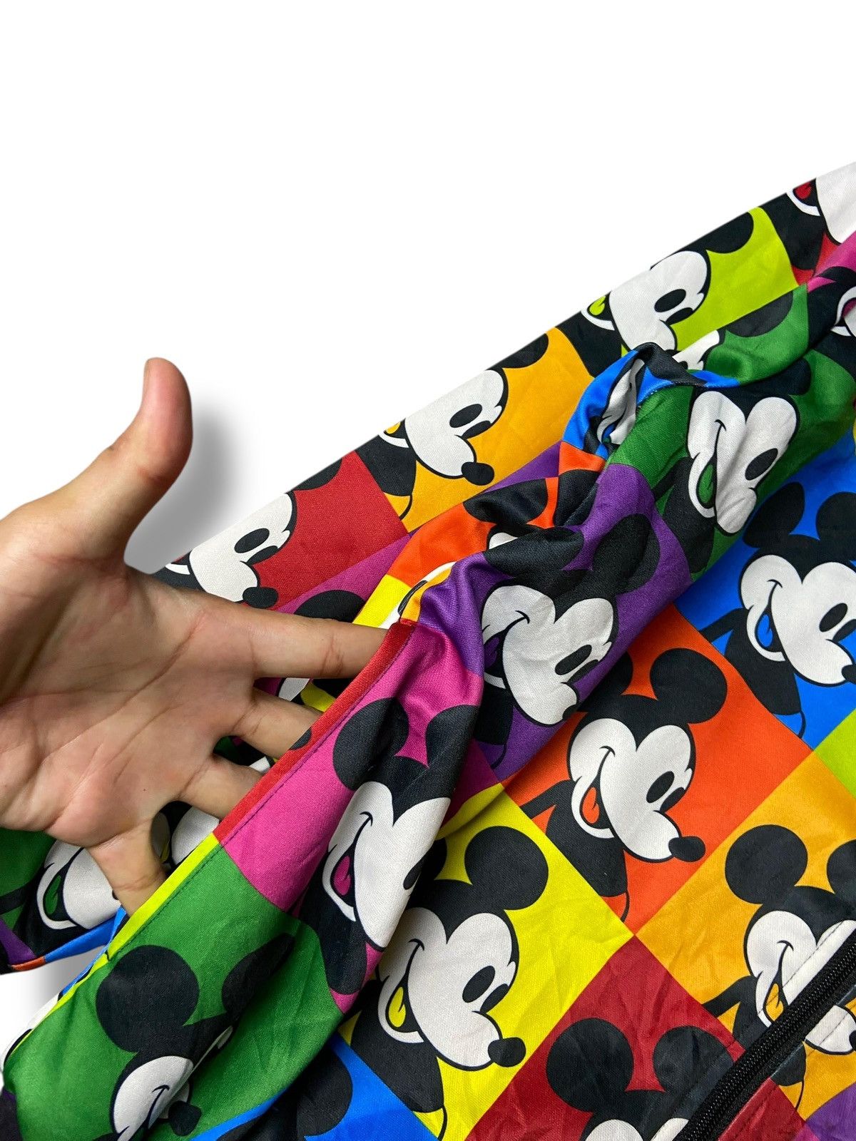 Japanese Brand Baby Doll Mickey Overprint Reversible Fleece Jacket (156) Size US L / EU 52-54 / 3 - 6 Thumbnail