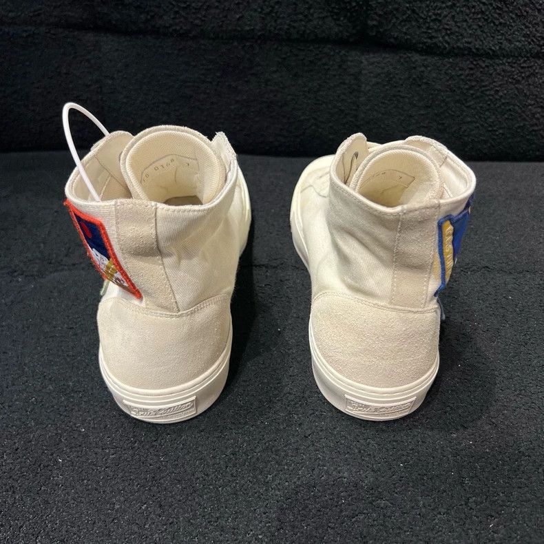 Louis Vuitton Louis Vuitton Canvas Patchwork Leather Badge High Top Snea Size US 8 / EU 41 - 5 Thumbnail