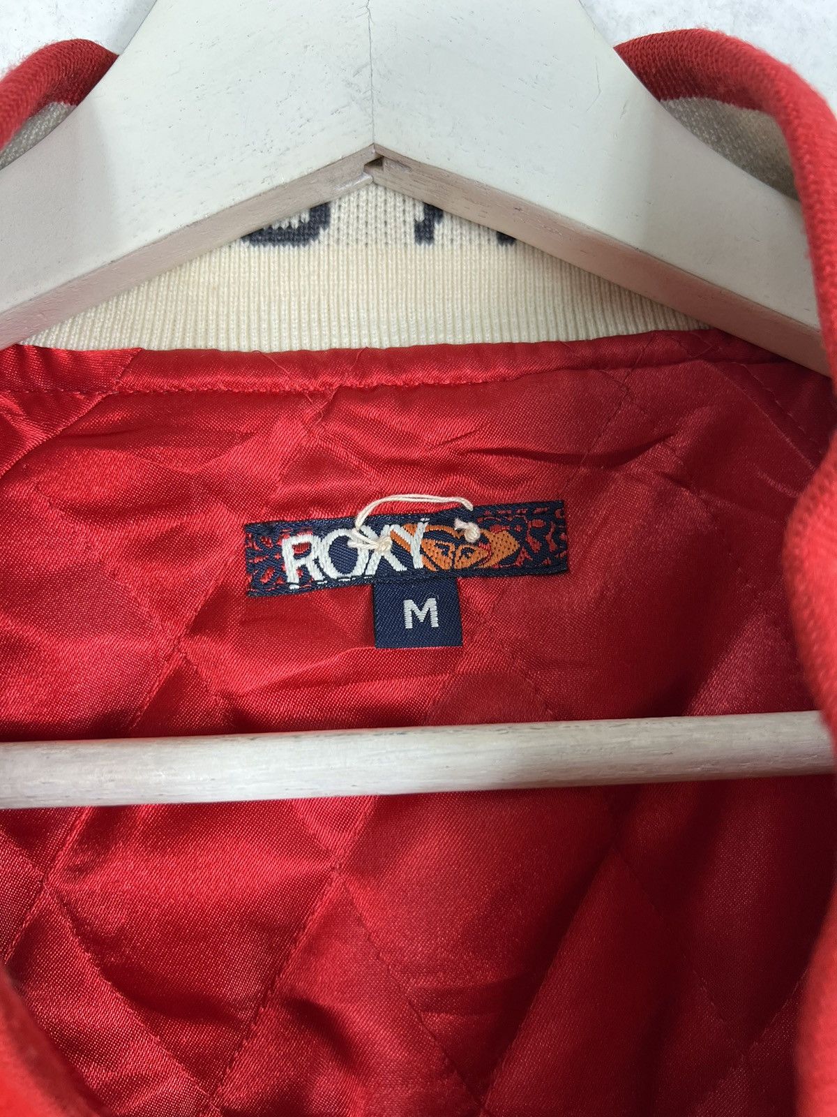 Other 🔥 VINTAGE ROXY VARSITY BOMBER JACKET Size US S / EU 44-46 / 1 - 13 Thumbnail