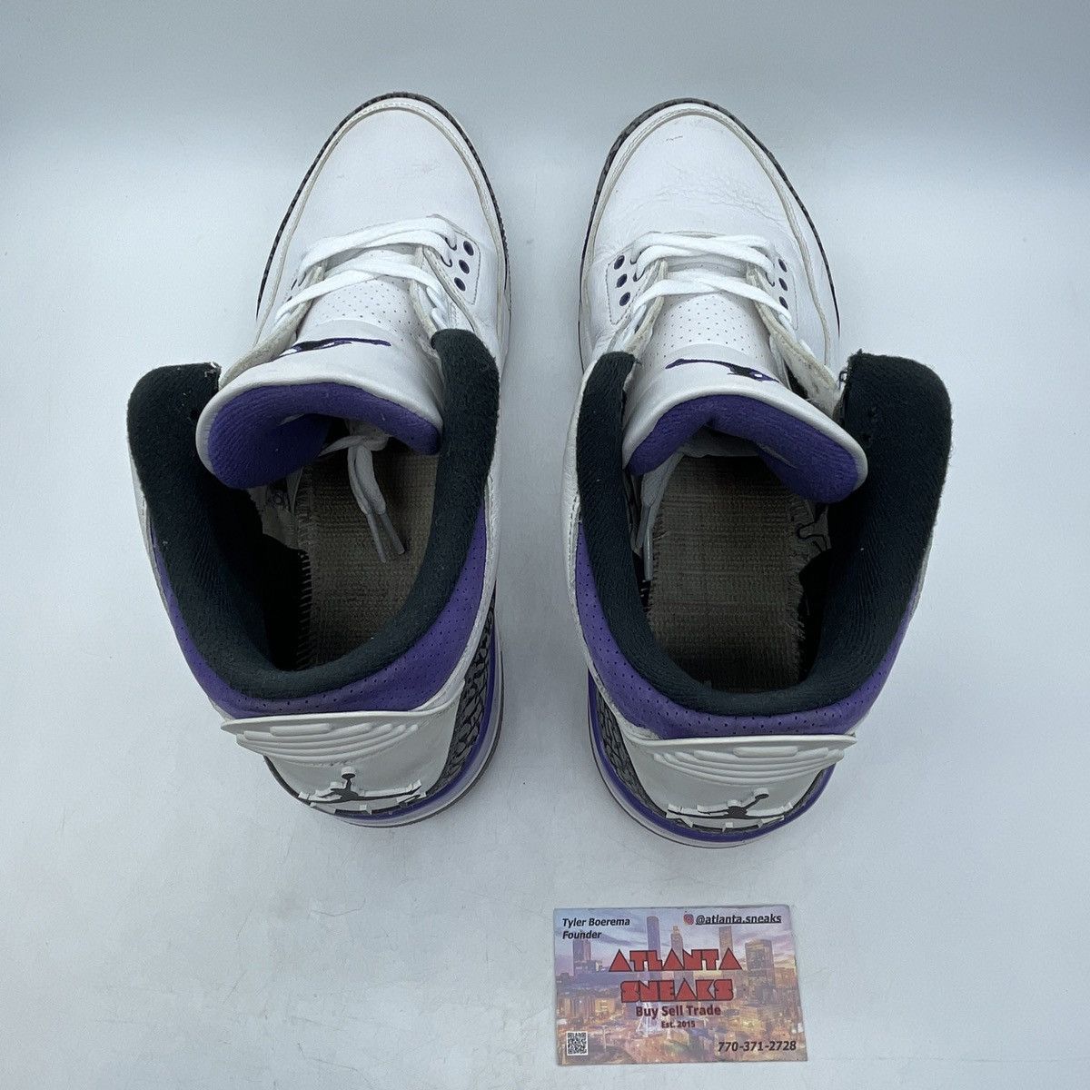 Jordan Brand Air Jordan 3 dark iris Size US 12 / EU 45 - 6 Thumbnail