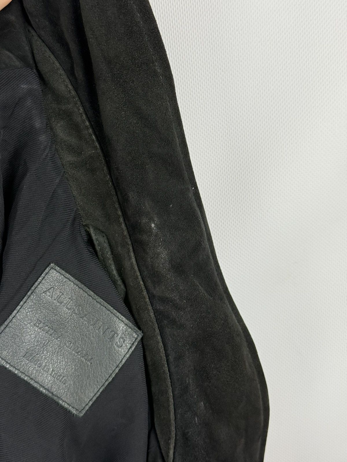 Allsaints Allsaints Imagara Suede Biker Men’s Leather Jacket Size XS Size US XS / EU 42 / 0 - 24 Thumbnail