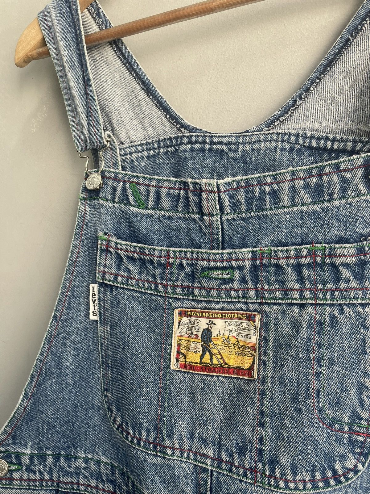 Levi's Rare denim 90s Levis retro overalls denim jeans y2k Size US 34 / EU 50 - 4 Thumbnail