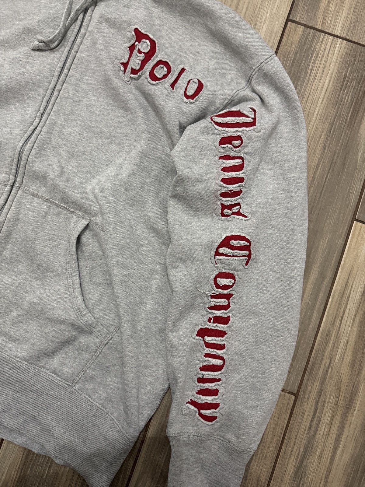 Polo Ralph Lauren Polo Ralph Lauren Jeans Company vintage 1990 zip-up hoodie Size US L / EU 52-54 / 3 - 2 Thumbnail