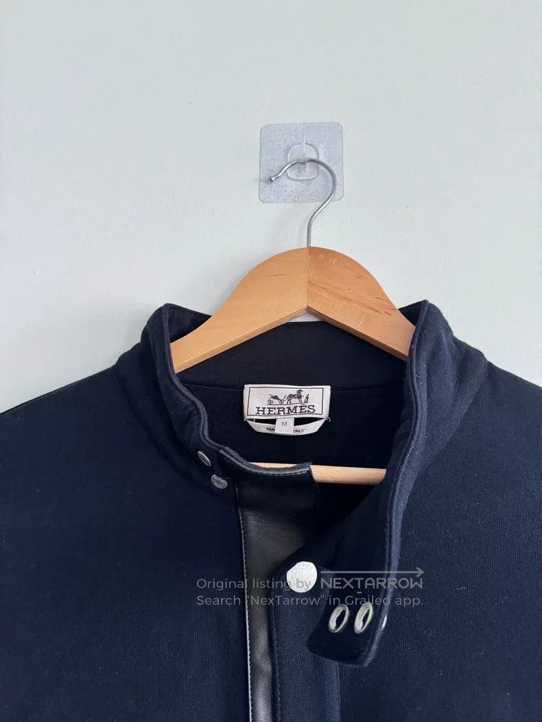 Hermes Hermes Fleece-lined stand-collar pullover hoodie Size M / US 6-8 / IT 42-44 - 2 Thumbnail