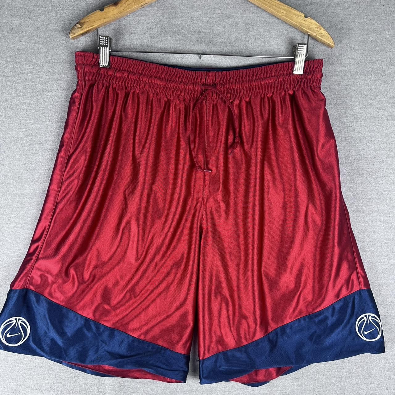 Nike VTG Nike Basketball Mesh Athletic Shorts Red Navy Fits L-XL Size US 33 - 3 Thumbnail