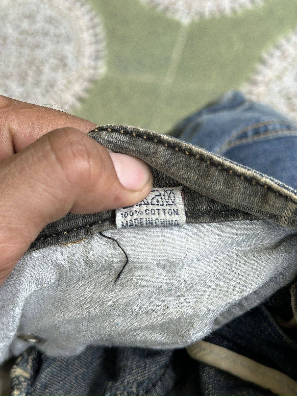 Japanese Brand Denim Techno Brand MulticPocket Crazy Design 🎌💥 Size US 30 / EU 46 - 8 Thumbnail