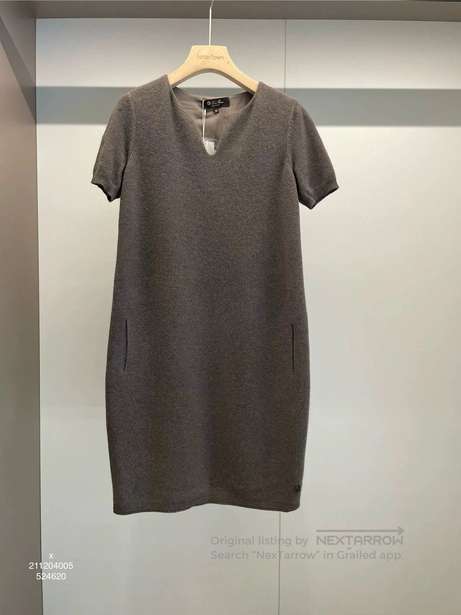 brunello cucinelli cashmere dress size 38.