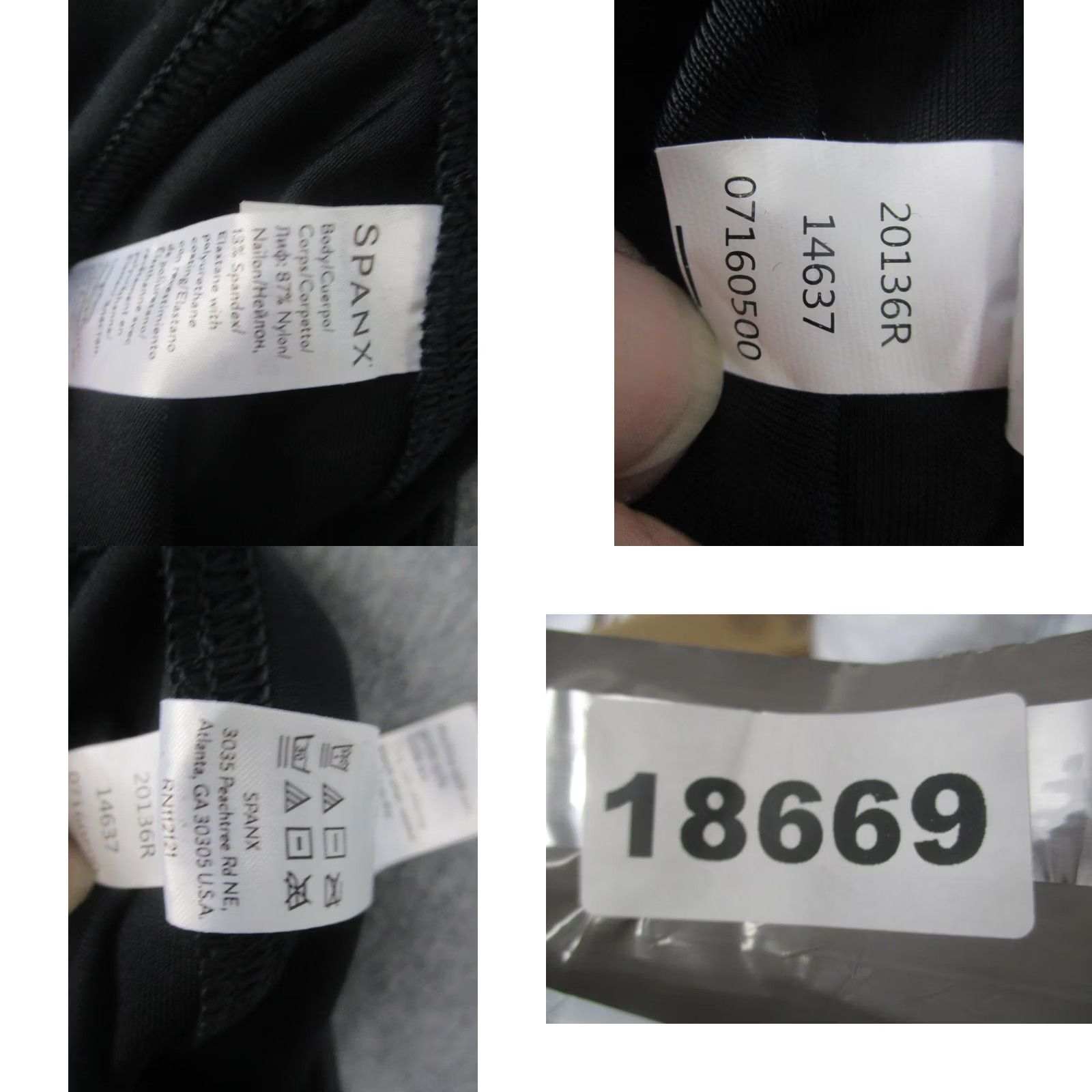 Spanx Spanx Faux Leather Moto Ankle Leggings Womens XS Black High Rise Shaping 20136R Size 26" / US 2 / IT 38 - 8 Thumbnail