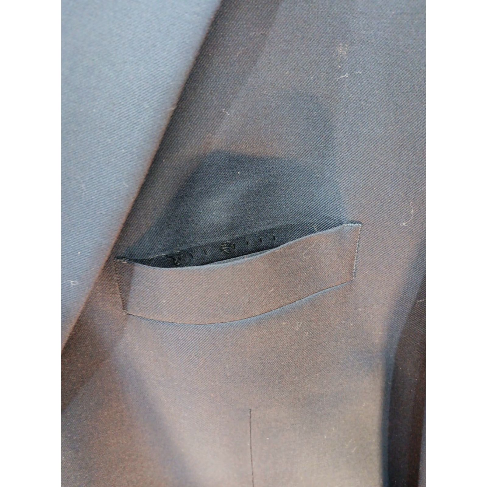 Ralph Lauren Lauren Ralph Lauren Sport Jacket Mens 44L Navy Blue Wool Blazer Gold Button Size 44R - 6 Thumbnail