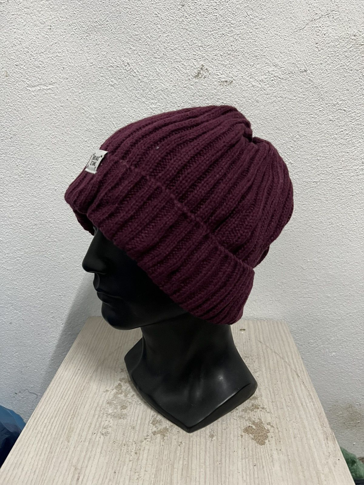 Japanese Brand Japanese Kurihara Plain Beanie Hat Size ONE SIZE - 3 Thumbnail