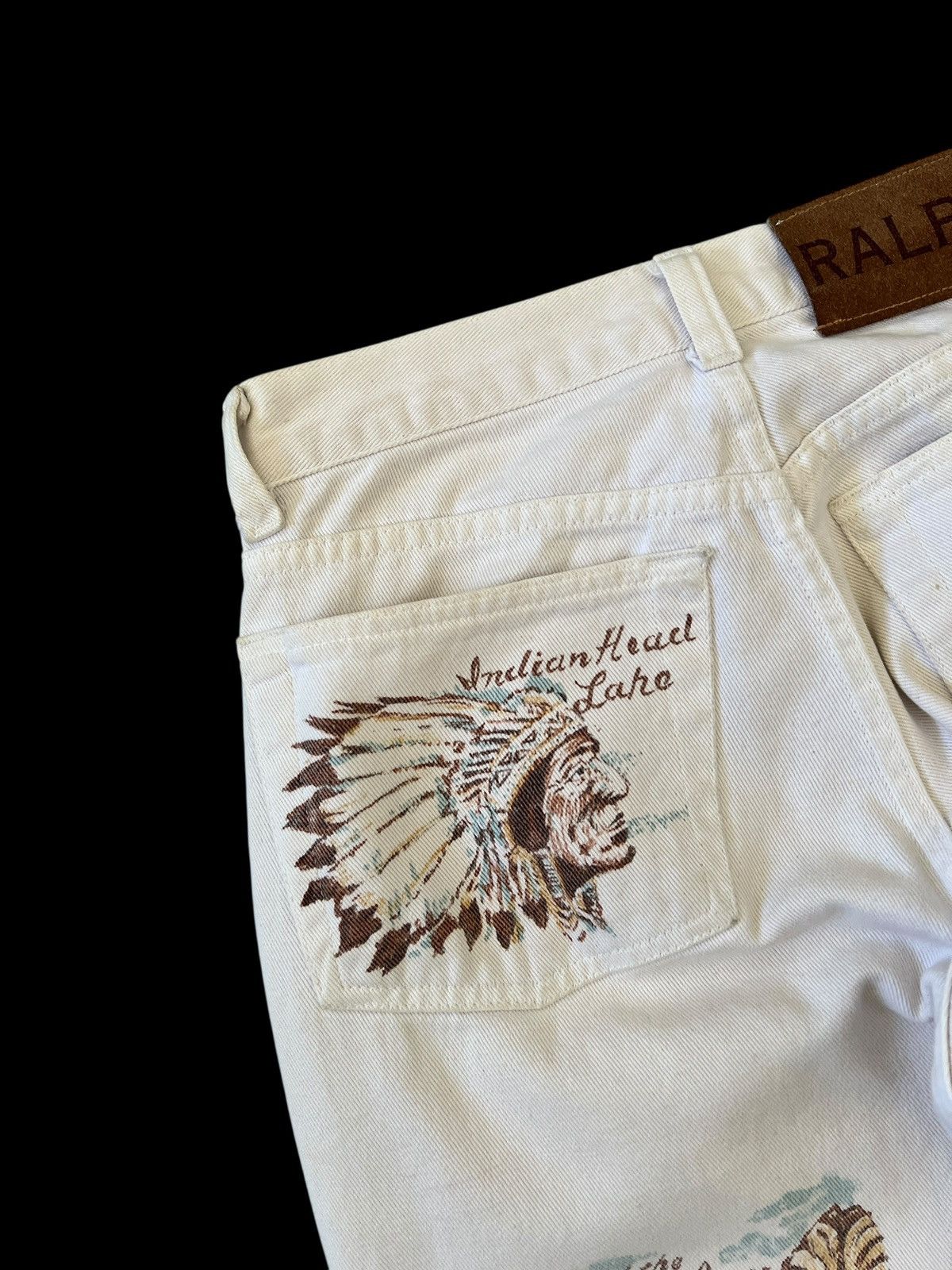 Polo Ralph Lauren Vintage Polo Ralph Lauren Native Printed Jeans Size 26" / US 2 / IT 38 - 11 Thumbnail