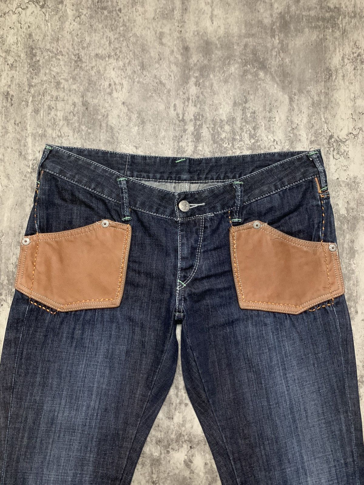 Evisu Y2K Evisu Paris Donna Osaka Mix Leather on Pocket Size 32" / US 10 / IT 46 - 7 Thumbnail