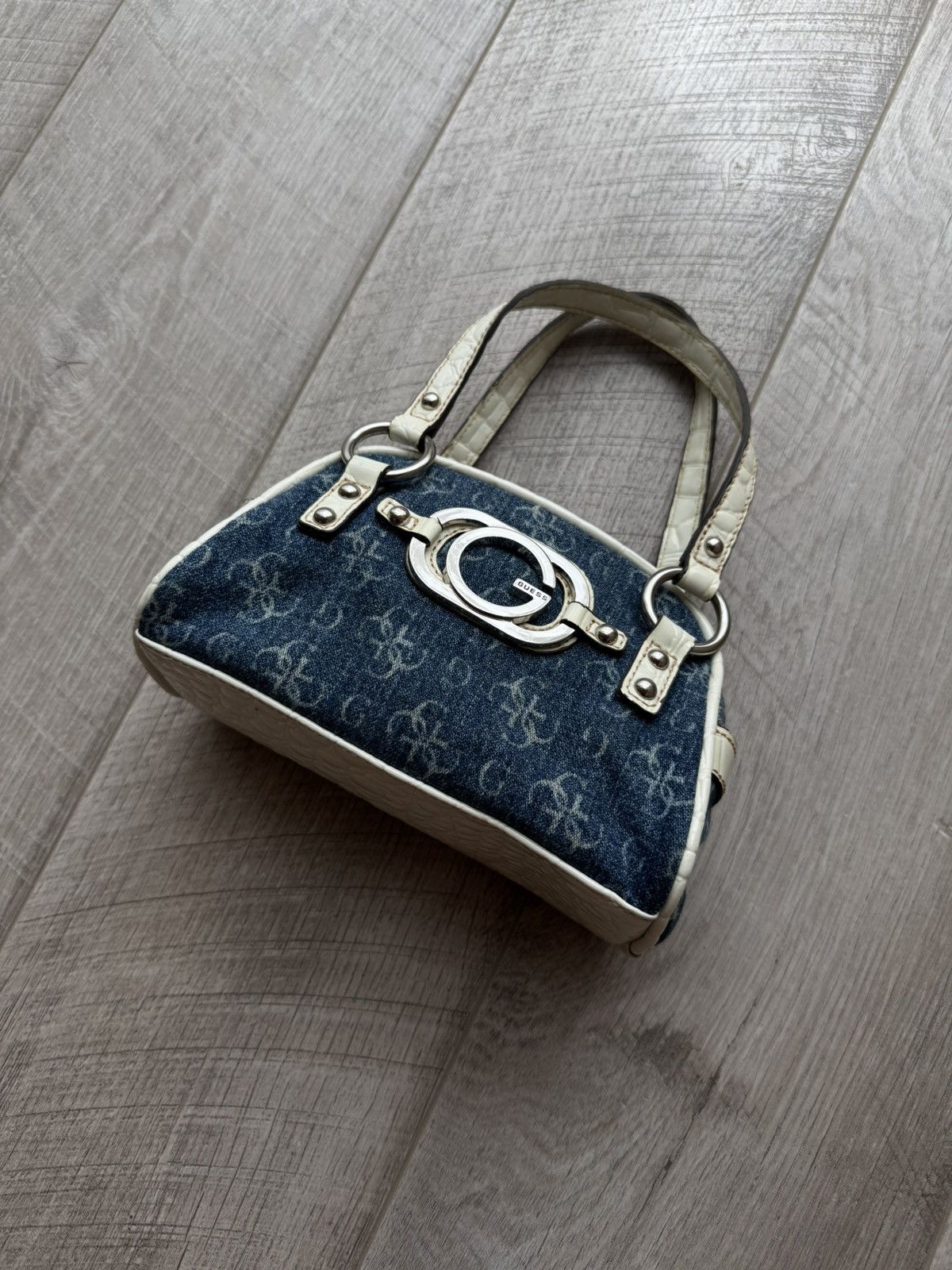 Guess Guess vintage buckle logo bag baguette mini 00s Y2k Handbag Size ONE SIZE - 2 Thumbnail