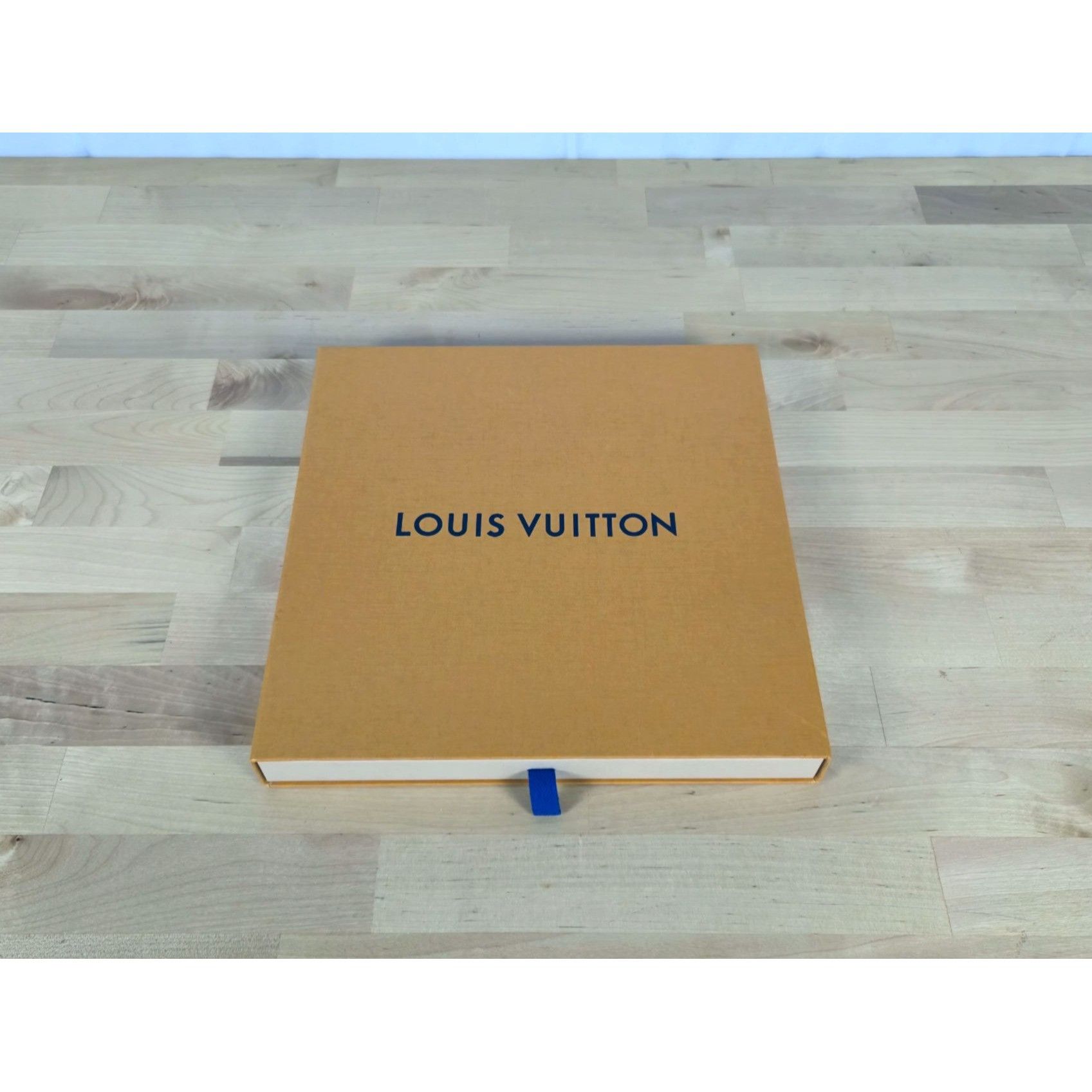 Louis Vuitton Damier Graphite Blue Wool Beanie Hat New