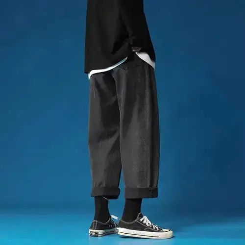 VIBE 20AW Indigo Union Japan Black Denim Bandana Straight Pants Size US 31 - 2 Thumbnail