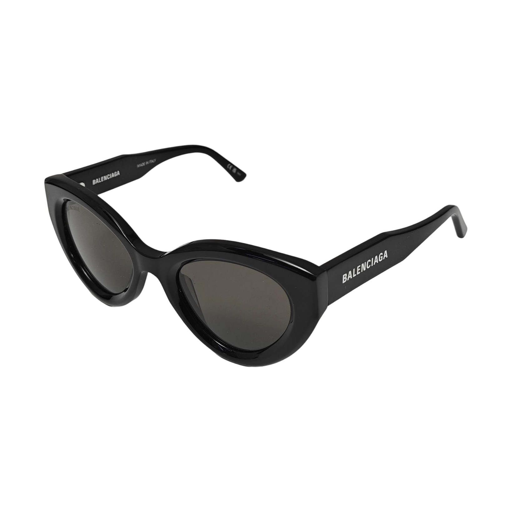 Balenciaga Balenciaga Oval Sunglasses Black Size ONE SIZE - 1 Thumbnail