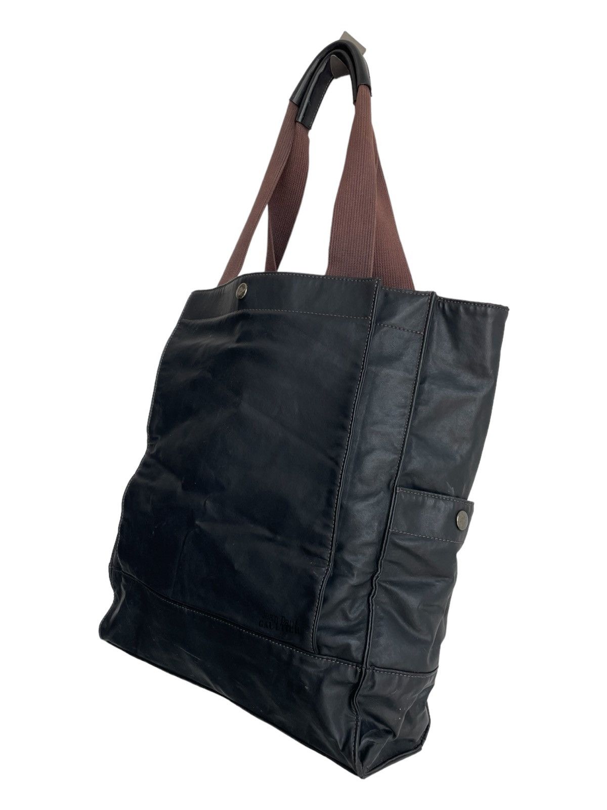 Jean Paul Gaultier 1990s JPG Cyberpunk Post Apocalypse Wax Canvas Utility Bag Size ONE SIZE - 3 Thumbnail
