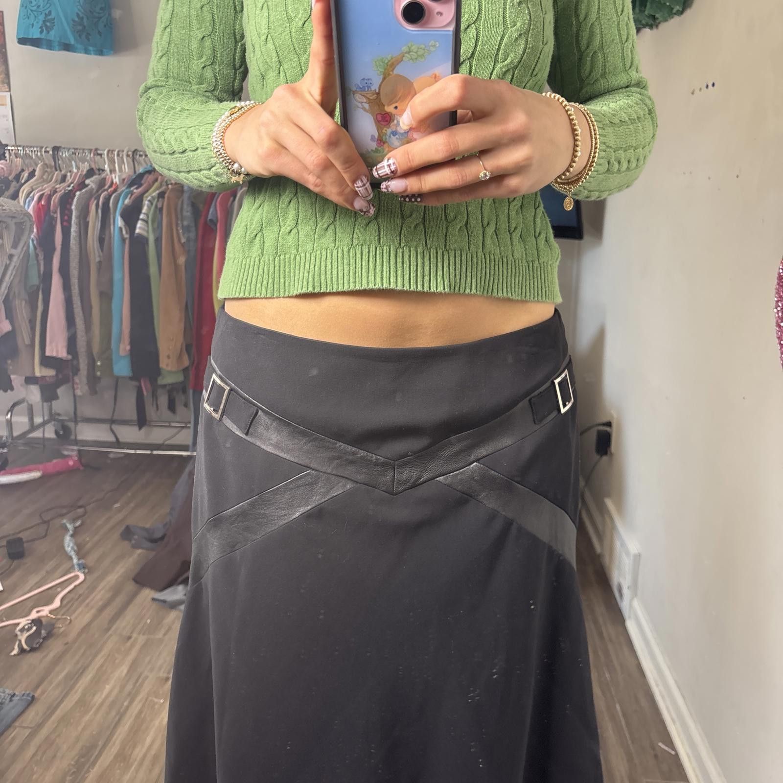 Other y2k grunge buckle midi skirt Size 32" / US 10 / IT 46 - 3 Thumbnail