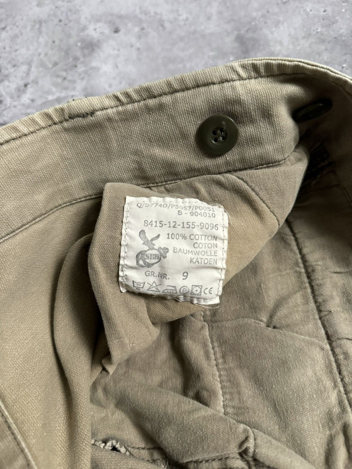 Vintage Vintage 90s Military Beige Cargo Pants Size US 34 / EU 50 - 6 Thumbnail