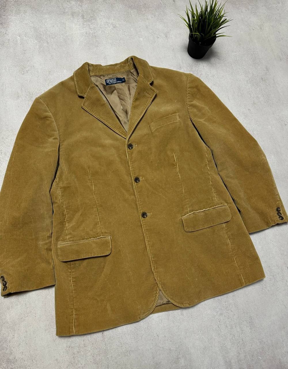 Polo Ralph Lauren × Vintage Vintage Polo Ralph Lauren Blazer Corduroy Mens 90s Size 48R - 2 Thumbnail