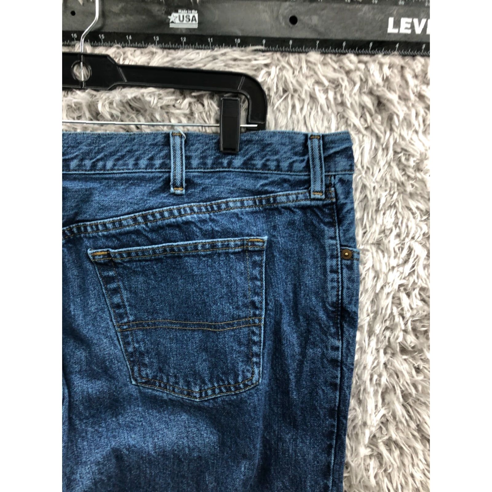 Vintage Urban Pipeline Jeans Size 42x32 Mens Mid Rise Straight Leg Medium Wash Blue Size US 42 / EU 58 - 6 Thumbnail