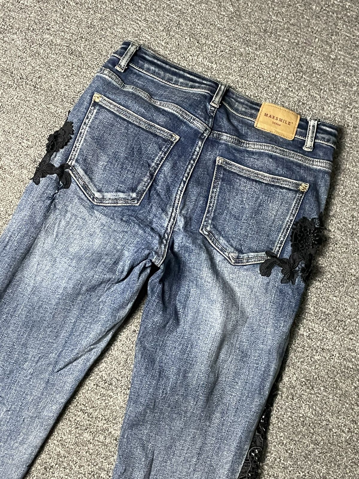 Japanese Brand × Vintage Hysteric Glamour x MaxSmile Jeans with Lace (90) Size 27" / US 4 / IT 40 - 17 Thumbnail