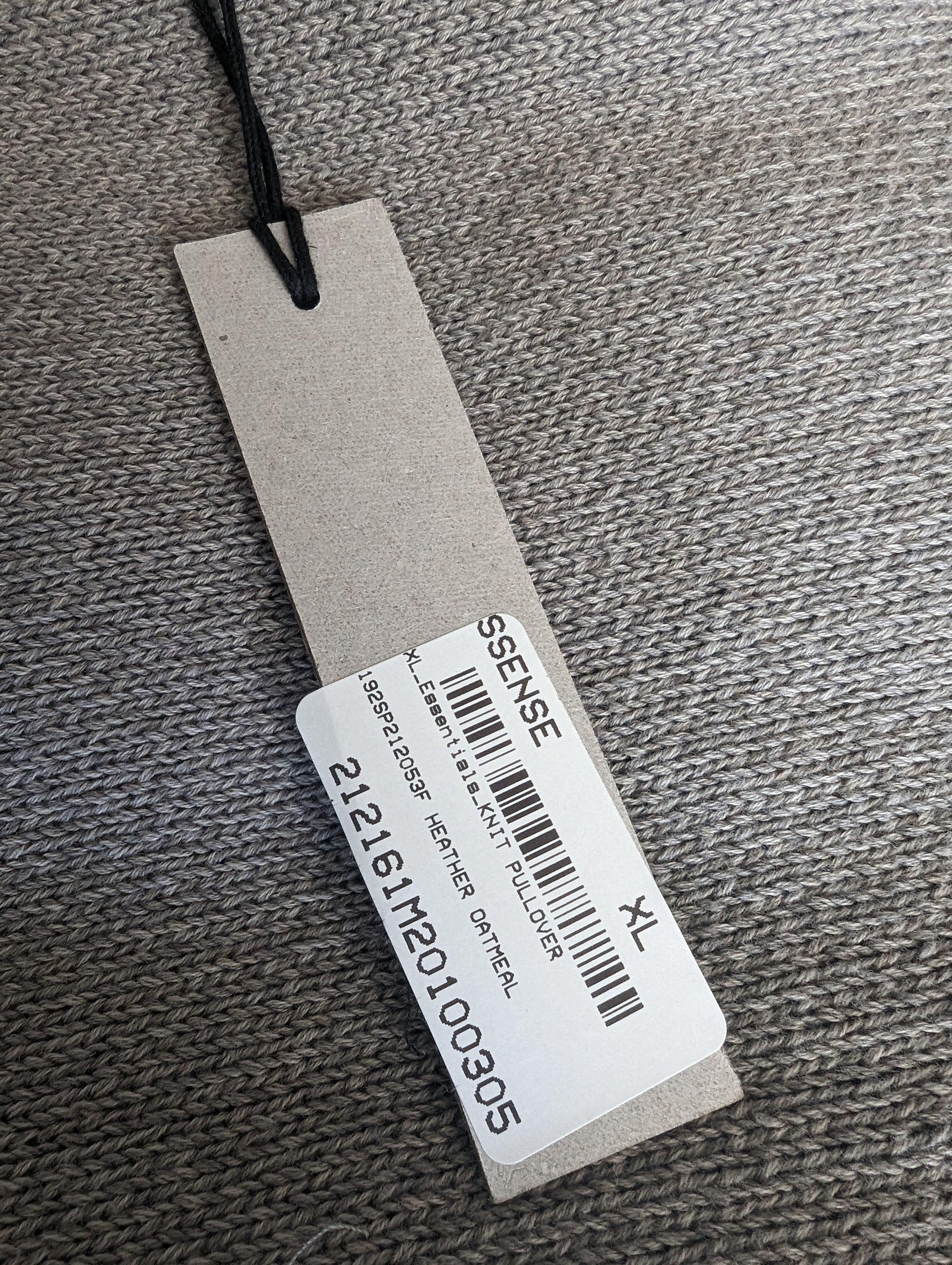 Essentials NEW Fear of God Essentials Knit Hoodie Heather Oatmeal Size US XL / EU 56 / 4 - 5 Thumbnail