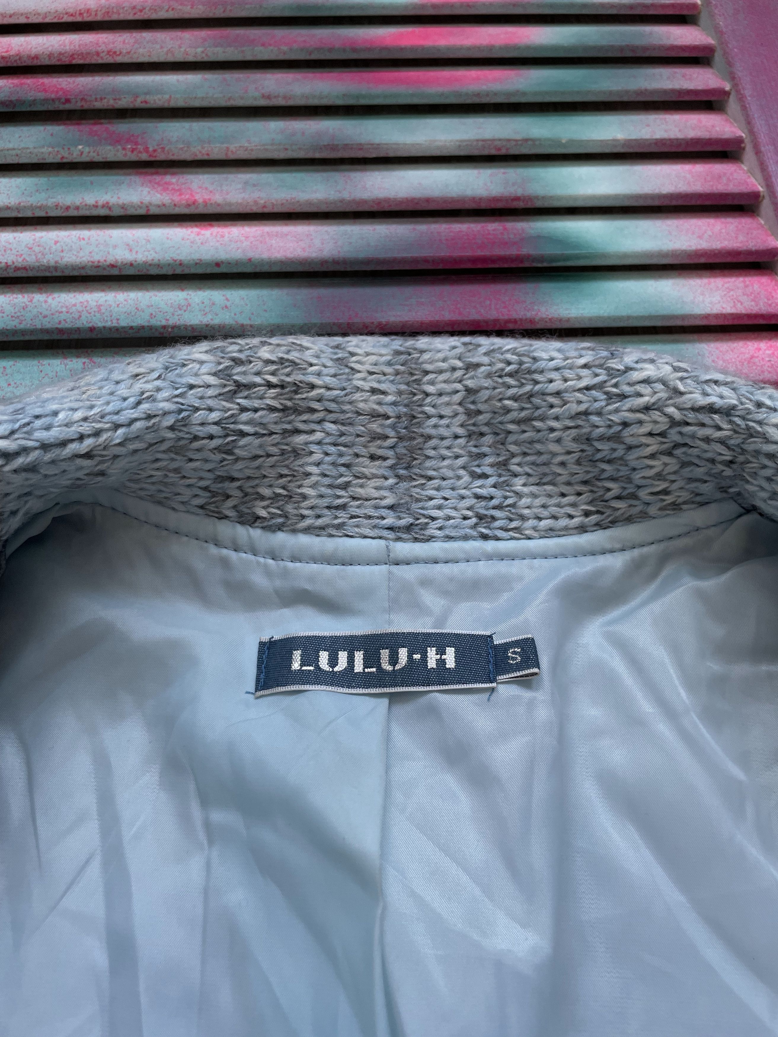 If Six Was Nine Vintage 90s Old Futurism Knit Blazer Jacket Size S / US 4 / IT 40 - 6 Thumbnail