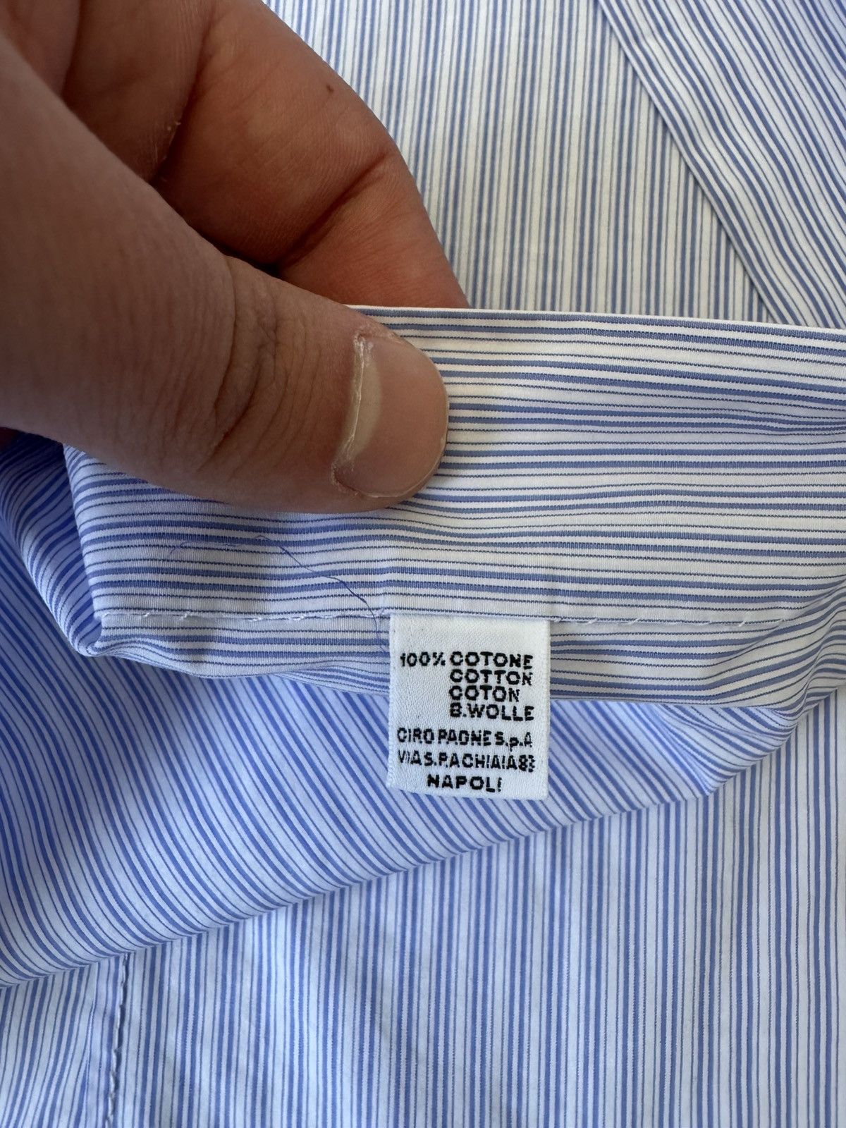 Kiton Kiton Striped Button Up Shirt Size US L / EU 52-54 / 3 - 7 Thumbnail
