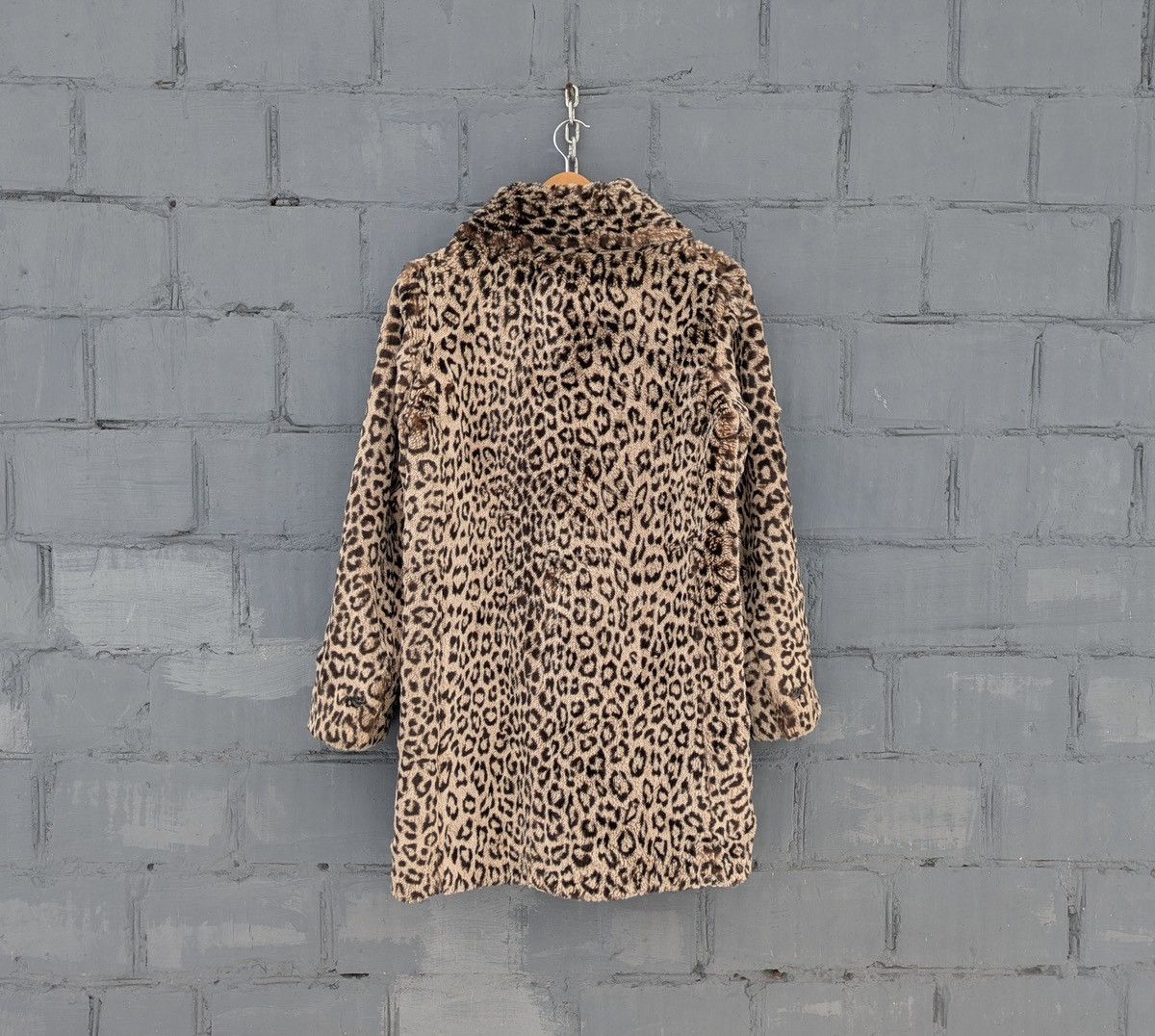 Weekend Max Mara Max Mara Faux Fur Coat Teddy Bear Leopard Print Size S / US 4 / IT 40 - 2 Thumbnail