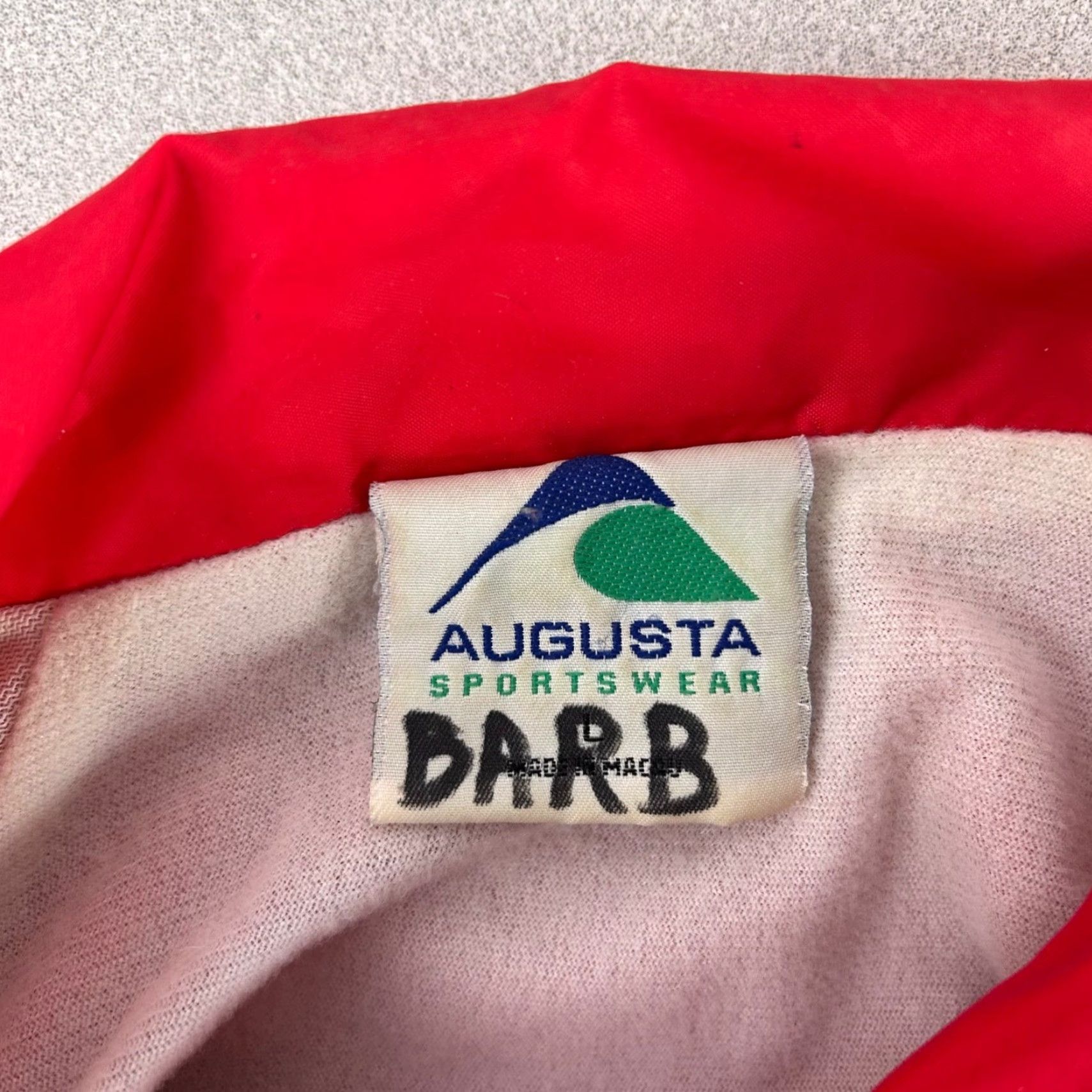 Augusta Sportswear VINTAGE Augusta Sportswear Coaches Jacket Mens Large Red National Strawberry Festival 80s 90s Size US L / EU 52-54 / 3 - 2 Thumbnail