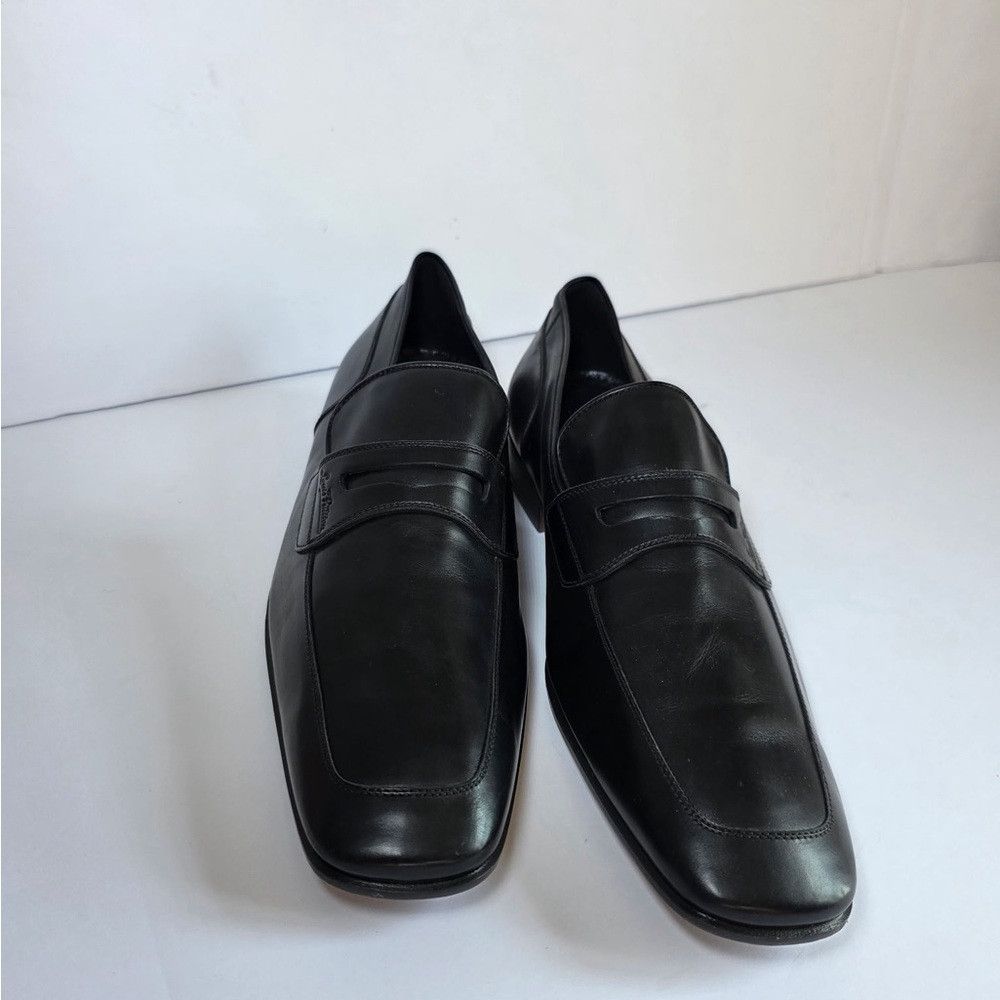 Louis Vuitton Louis Vuitton Men’s Black Leather Loafers Size US 8 / EU 41 - 2 Thumbnail