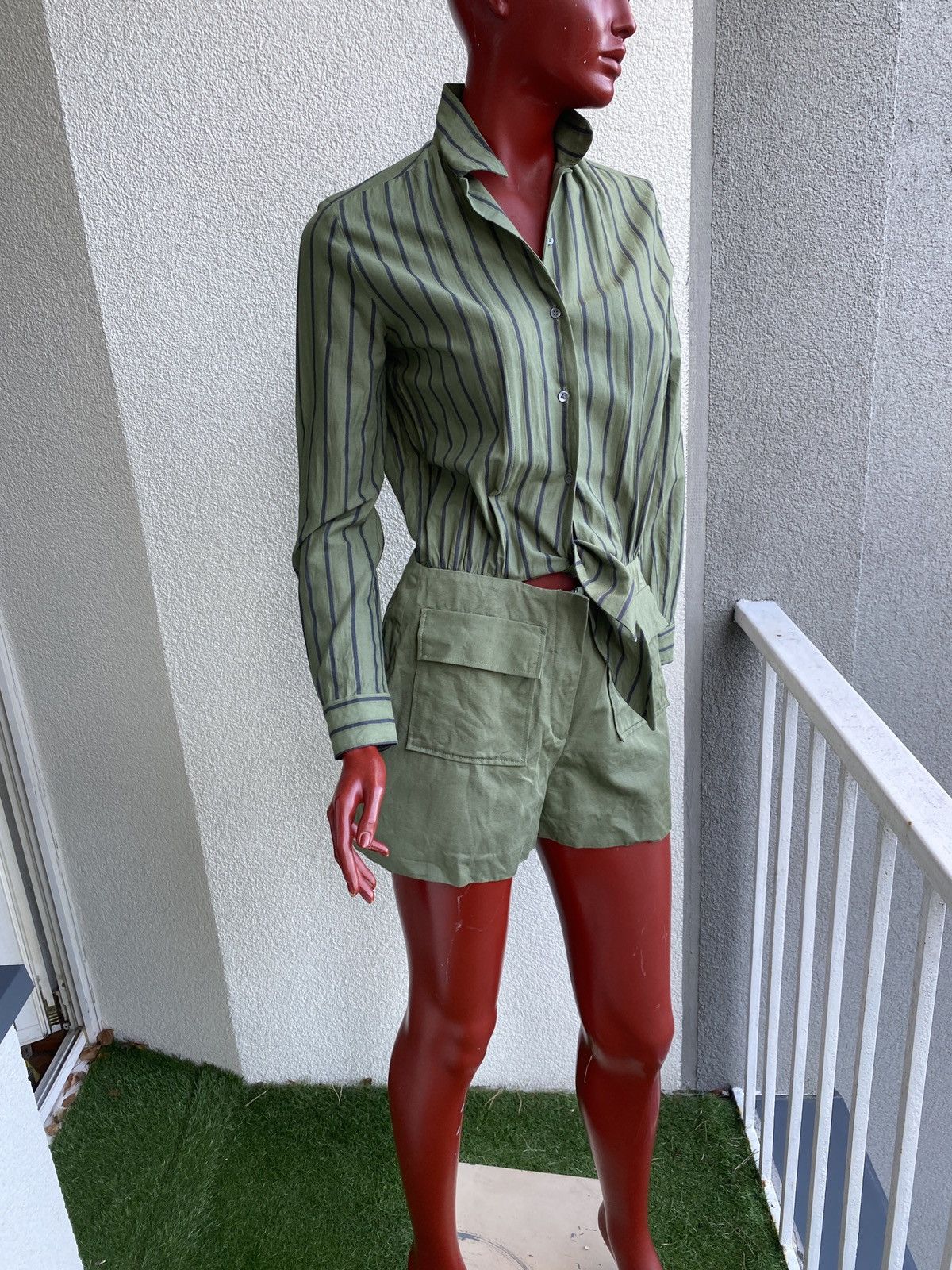 Sandro Panik Playsuit size 2 cotton Sandro Size 26" / US 2 / IT 38 - 5 Thumbnail