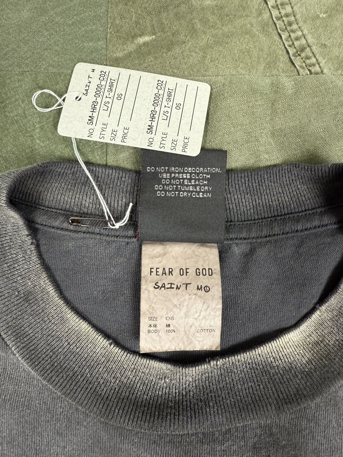 Fear of God × Saint Michael Saint of God Limited Release Longsleeve Tee Shirt Size US L / EU 52-54 / 3 - 7 Thumbnail