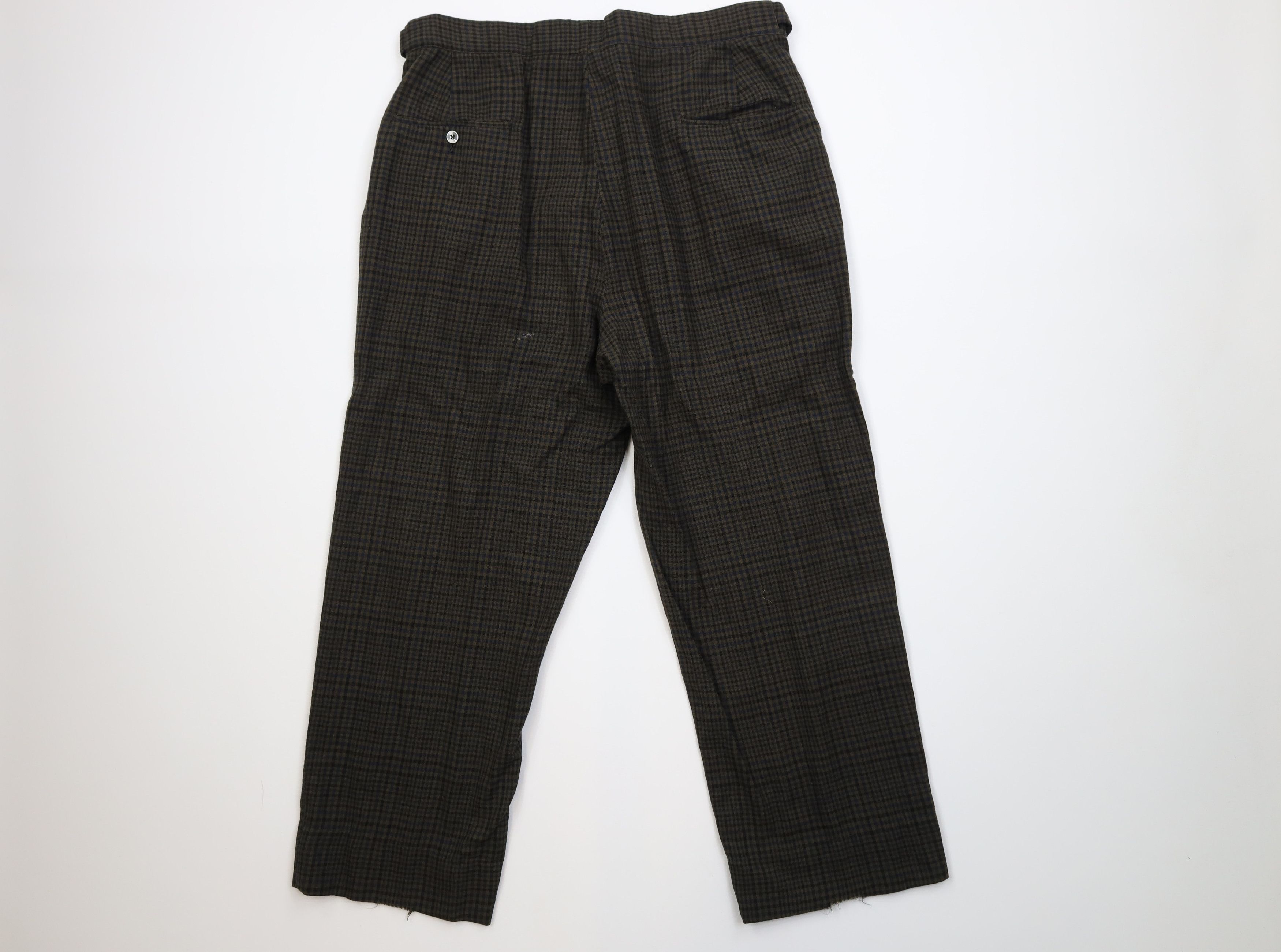 Vintage Vintage 50s Streetwear Flannel Wool Knit Wide Leg Pants USA Size US 34 / EU 50 - 10 Thumbnail