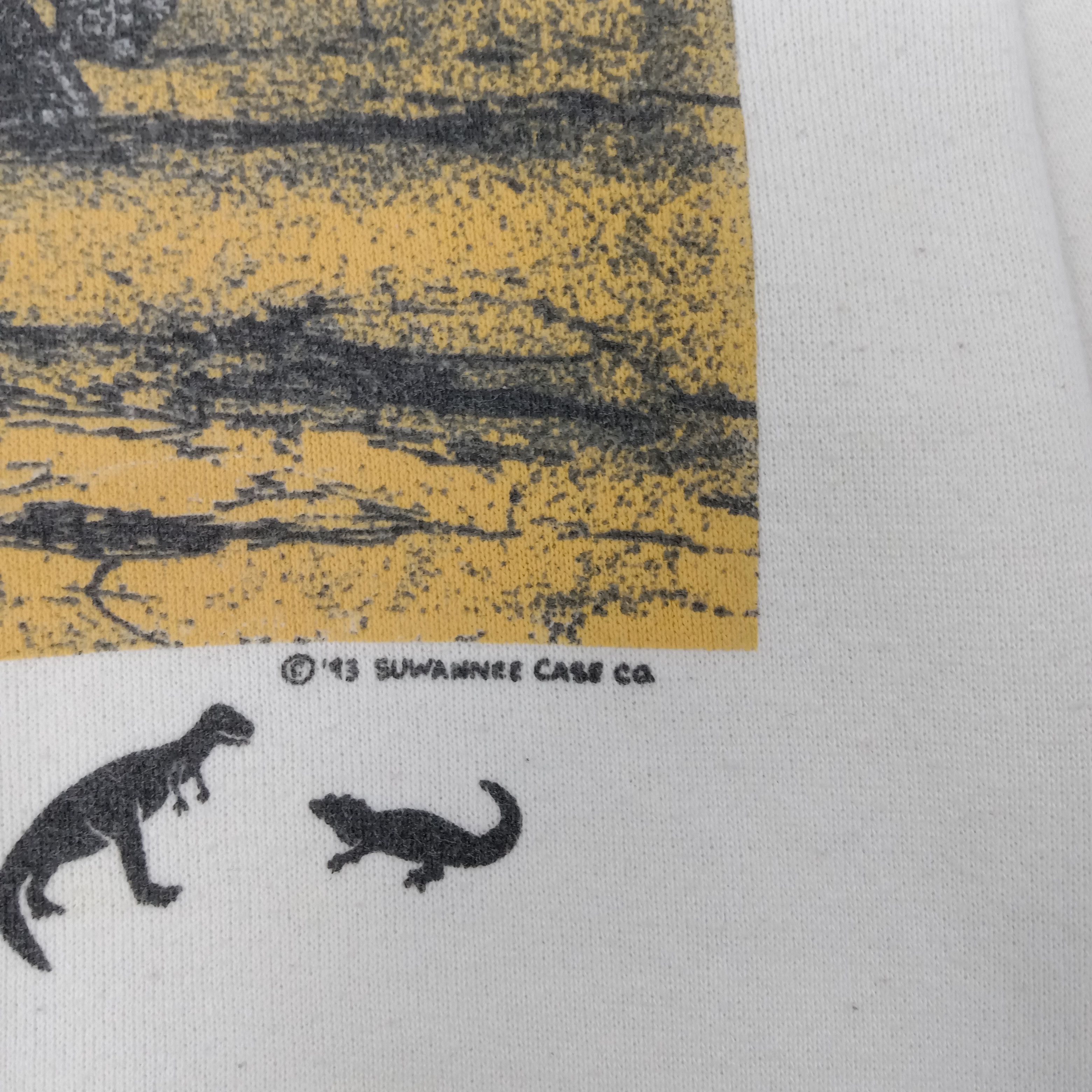 Vintage 90's Suwannee Case Dinosaur Art Sweatshirt C262N1 Size US XS / EU 42 / 0 - 3 Thumbnail