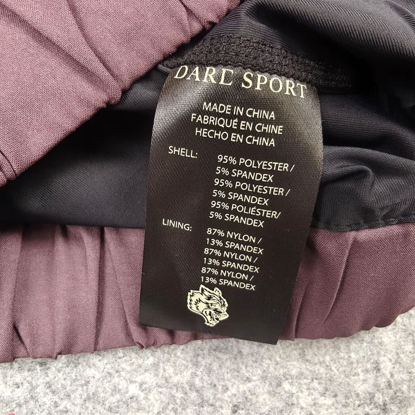 Darc Sport Darc Sport Compression Shorts Mens Medium Purple Pyramid V2 Wolves Lined New Size US 31 - 3 Thumbnail