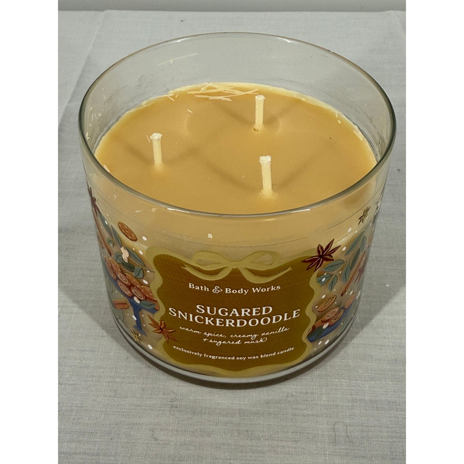Other NEW Bath & Body Holiday Scented 3Wick Sugared Snicker Doodle Size ONE SIZE - 2 Thumbnail