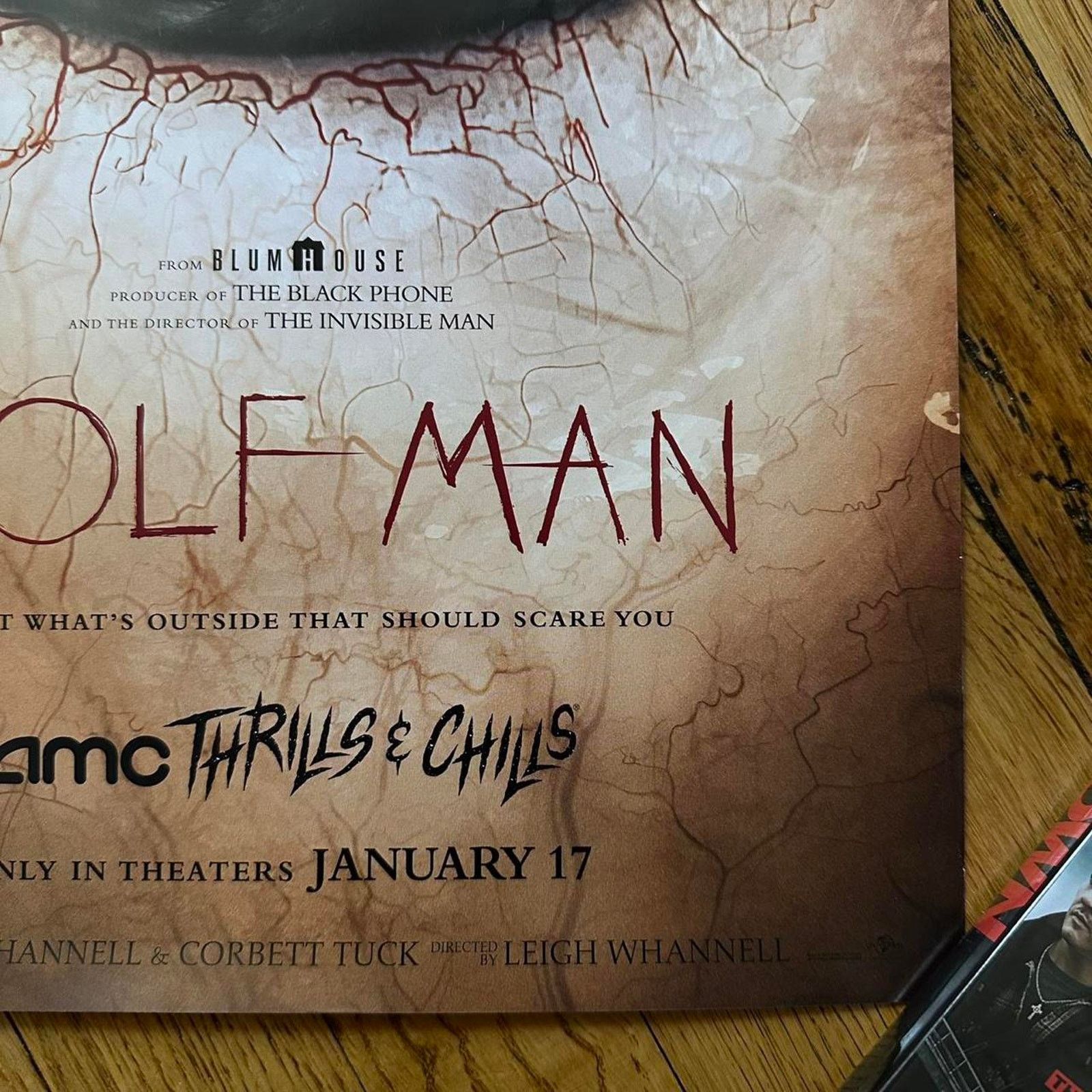 Other Wolfman 2025 AMC Horror Movie Promo Promotional Poster Size ONE SIZE - 5 Thumbnail